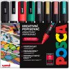 Klasický fotorámeček Posca Sada akrylátových popisovačů 1,8 - 2,5 mm mix vánočních barev 8 kusů PC-5M