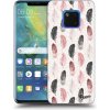 Pouzdro a kryt na mobilní telefon Huawei Pouzdro Picasee silikonové Huawei Mate 20 - Feather 2 černé