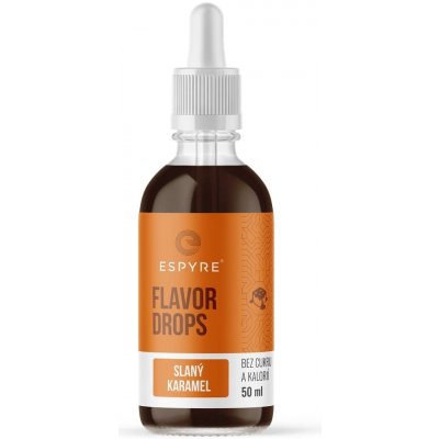 Espyre Flavor Drops Slaný karamel 50 ml – Sleviste.cz