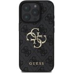 Guess PU 4G Metal Logo Zadní pro iPhone 16 Pro Max Grey – Zboží Mobilmania