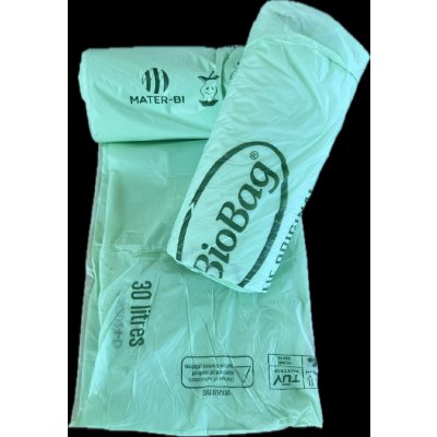 BioBag Kompostovatelné sáčky na bioodpad 12 μm 30 L v roli po 25ks – Zboží Dáma