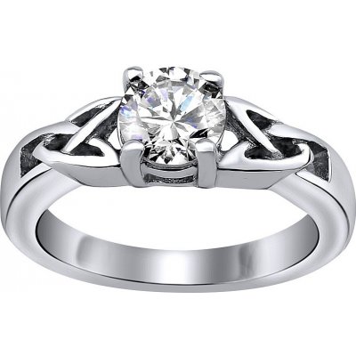 SILVEGO Lesklý ocelový prsten v keltském stylu RRC0139 – Zboží Mobilmania