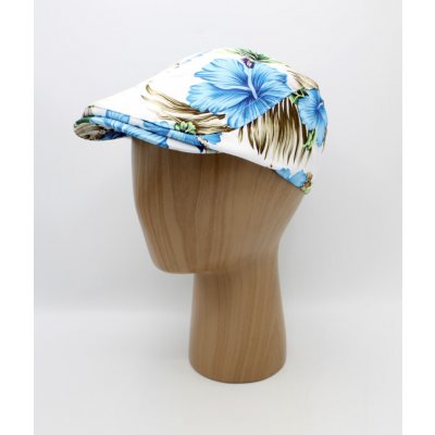Fiebig Headwear since 1903 letní bílá bavlněná bekovka s tropickým vzorem – Hledejceny.cz