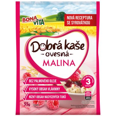 Bonavita Dobrá kaše ovesná s malinami 55 g – Zboží Dáma Bonavita Dobrá kaše ovesná s malinami 55 g – Zboží Dáma