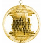 Eurolite Zrcadlová koule 20cm zlatá – Zbozi.Blesk.cz