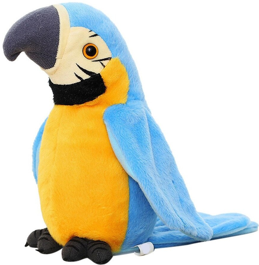 mamido Interaktivní mluvící papoušek modrý