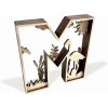 Dekorace Lili Design dekorativní abeceda 125 cm přírodní