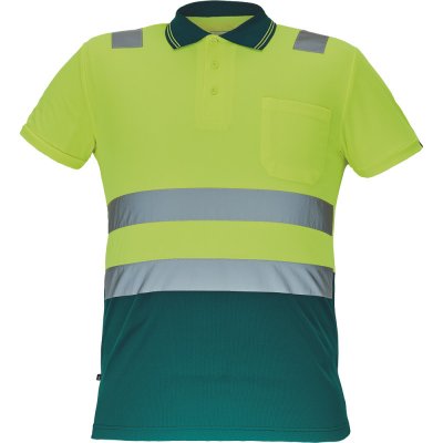 Cerva tričko CADIZ HV krátký rukáv reflexní Žlutá/zelená 2XL – Zboží Dáma