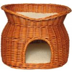 Trixie Proutěná bouda s odpočívadlem šedá 54 x 43 x 37 cm – Zbozi.Blesk.cz