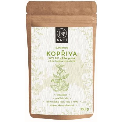 NATU Kopřiva list BIO Prášek 130 g – Hledejceny.cz