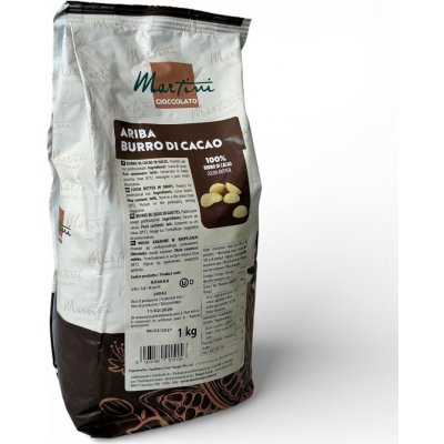 Master Martini 100% Kakaové máslo v peckách 1 kg – Hledejceny.cz