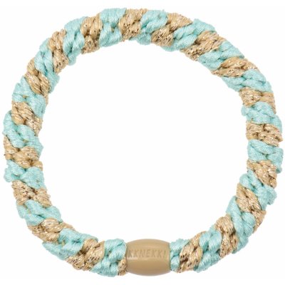 KKNEKKI Gumička do vlasů Kknekki Peppermint Beige Glitter, béžová barva – Hledejceny.cz