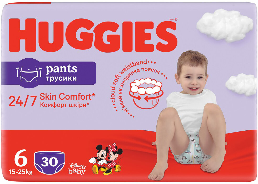 Huggies Pants 6 15-25 kg 30 ks