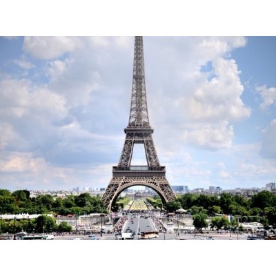 WEBLUX 75750438 Samolepka fólie Eiffel Tower Eiffelova věž Paříž rozměry 270 x 200 cm – Zboží Mobilmania