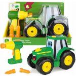 TOMY Traktor John Deere Johnny + šroubovák – Zboží Dáma