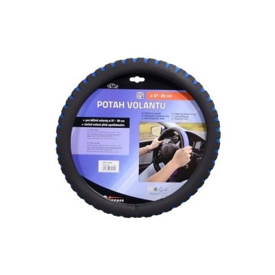 Compass Univerzální pěnový potah na volant SOFT 37 - 39 cm - modrý - | Zboží Auto