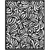 Kreslící šablona Stamperia Plastová šablona 20x25cm textura vlny