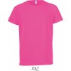 Dětské tričko Sol's dětské sportovní tričko Sporty růžová neónová