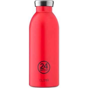 24 Bottles Nerezová termo láhev Clima Hot Red 500 ml