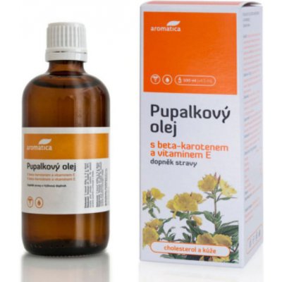 Aromatica Pupalkový olej BIO vit E a beta-karot 100 ml – Zbozi.Blesk.cz