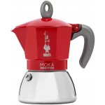 Bialetti Moka konvička červená indukce 2 – Zboží Mobilmania
