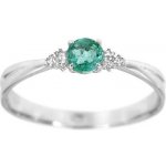 Zlatnictví U Kostela Diamantový prsten se smaragdem 858W – Hledejceny.cz