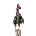 Mica Decorations Dekorace bobule, zelená ojíněná, pr. 14 x 27 cm – Hledejceny.cz