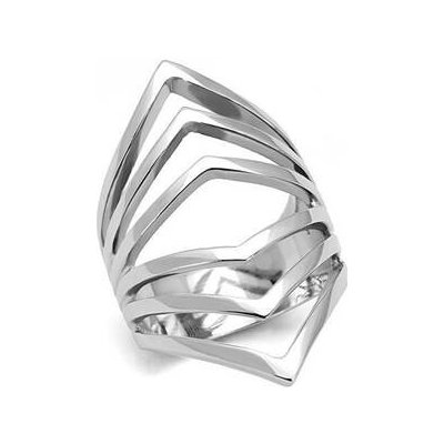 Šperky4U Extravagantní ocelový prsten AL 0089 – Zboží Mobilmania
