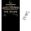Rybářská karabinka a obratlík Gardner Kroužky Covert Rig Rings Large