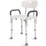 4FIZJO Sprchová židle s opěrkou a područkami GB-S04 – Zboží Dáma