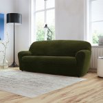 Nueva Textura strečový potah na sedačku - trojkřeslo Niagara zelený 180 - 230 cm – Zboží Mobilmania