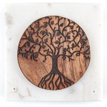 Holy Smokes Stojánek na vonné tyčinky Strom života mramor 10 x 10 cm – Hledejceny.cz