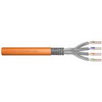 Digitus DK-1743-VH-025 Cat7 S/FTP (S-STP), 1200 MHz Dca (EN 50575), AWG 23/1, 25m, oranžový – Zboží Živě