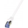 síťový kabel Logilink CQ3031S Patch Cat.6A 10G S/FTP PIMF, 1m, bílý