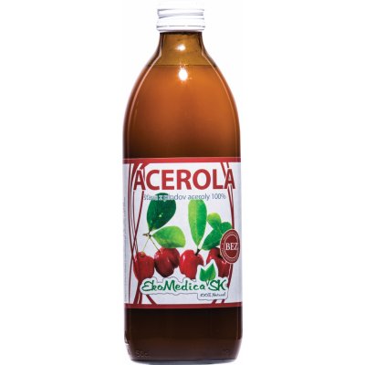 EkoMedica Šťáva Acerola 100% 500 ml – Zboží Mobilmania