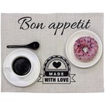 FotoDarky.cz prostírání lněné 30x40cm s potiskem – Zboží Dáma