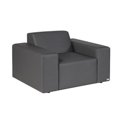 Nízké křeslo Vino Persoon 93x93x70 cm 100% Sunbrella šedočerná (anthracite) výplň rychleschnoucí pěna (dry foam) (P65A) – Hledejceny.cz