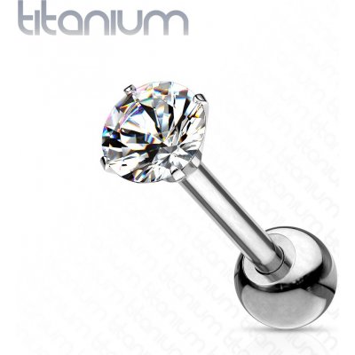Šperky4U Cartilage piercing do ucha titan TIT1055-03 – Zboží Mobilmania