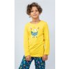 Dětské pyžamo a košilka Vienetta Kids dětské pyžamo Monster žlutá