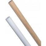 Venkovní tyč dřevěná 1 m - 1 m - bílá – Hledejceny.cz