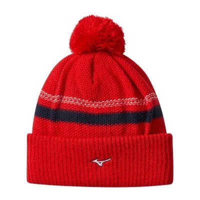 Mizuno Breath Thermo Pom Pom čepice Červená – Hledejceny.cz