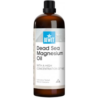 Bewit Hořčíkový olej z Mrtvého moře s vysokou koncentrací Mg Cl2 1 L – Sleviste.cz