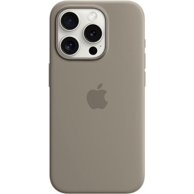 Apple Silikonové s MagSafe iPhone 15 Pro, jílově šedá MT1E3ZM/A – Zboží Mobilmania