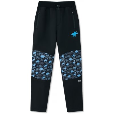 Wolf Chlapecké softshellové kalhoty, zateplené Wolf &ie B2595, černá dinosauři Černá – Zboží Dáma