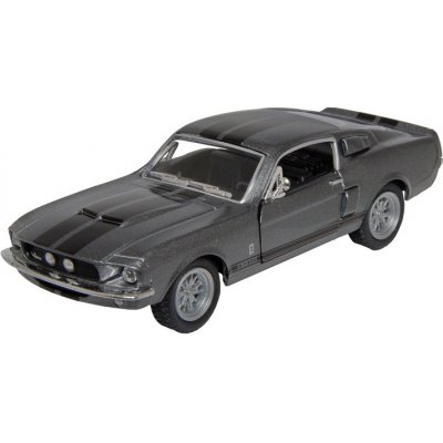 Kinsmart Ford Mustang Shelby GT-500 1967 šedivý 1:38 – Zboží Mobilmania