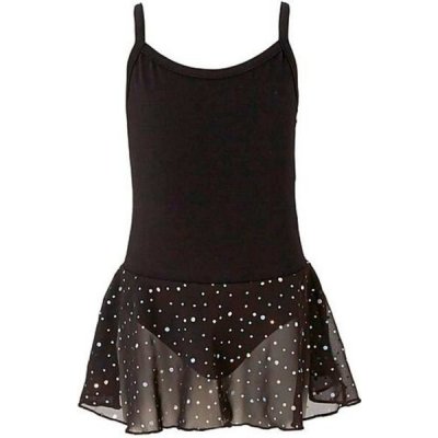 Trikot Papillon spaghetti strap leotard černá – Zboží Dáma