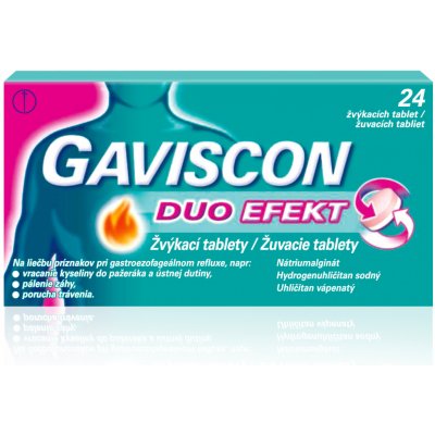 GAVISCON DUO EFEKT POR 250MG/106,5MG/187,5MG TBL MND 24 – Zbozi.Blesk.cz