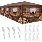tectake 405959 pavilon almchalet s odnímatelnými bočními díly - 9 m – Zboží Dáma