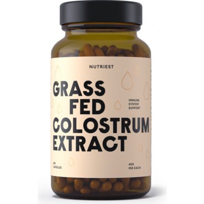 Hovězí kolostrum Nutriest grass fed 180 kapslí – Hledejceny.cz