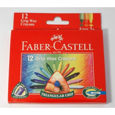 FABER-CASTELL Voskovky trojhranné 12ks – Zbozi.Blesk.cz